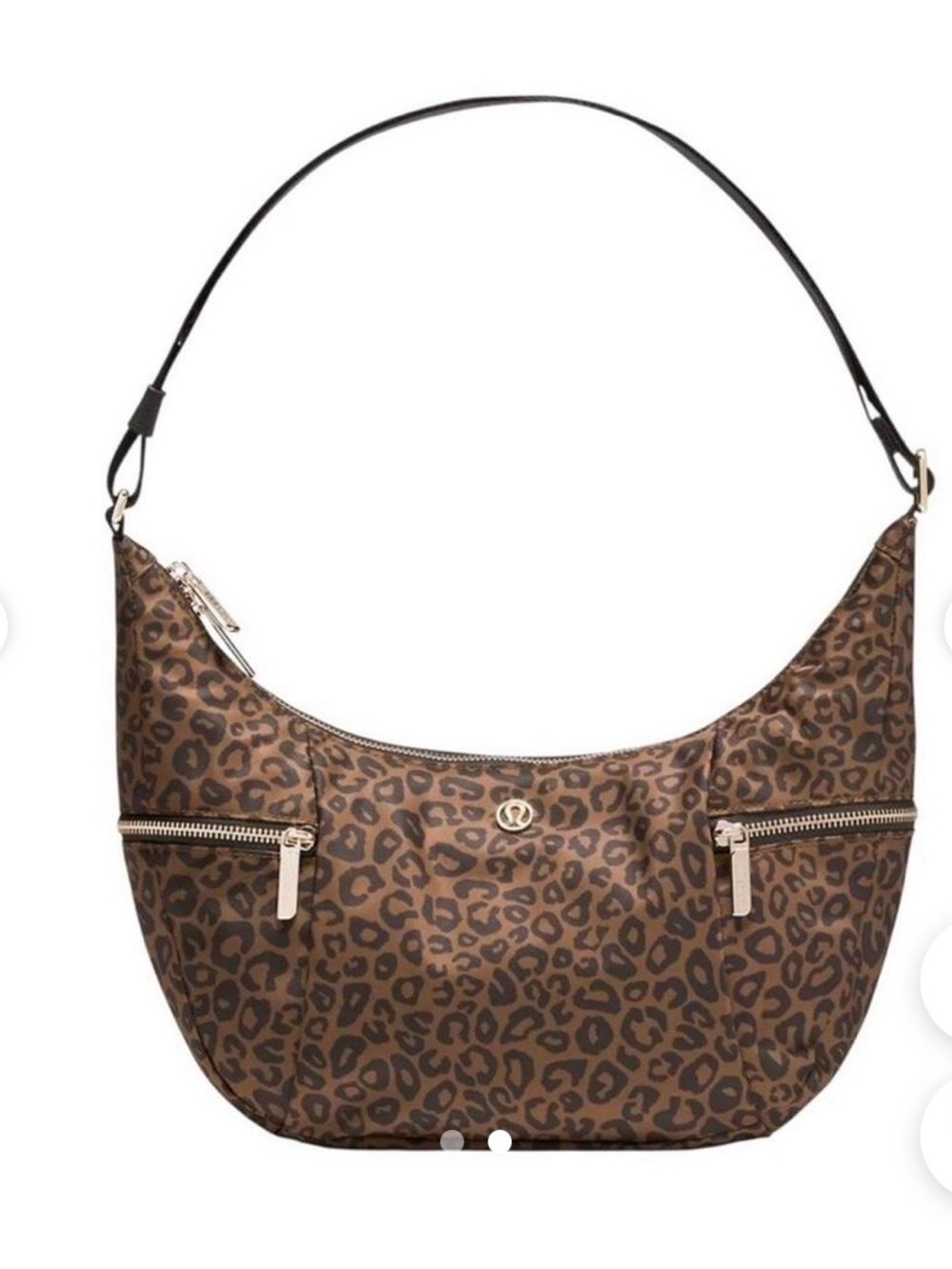 lululemon athletica Leopard Print Hobo Shoulder Bag - Brown